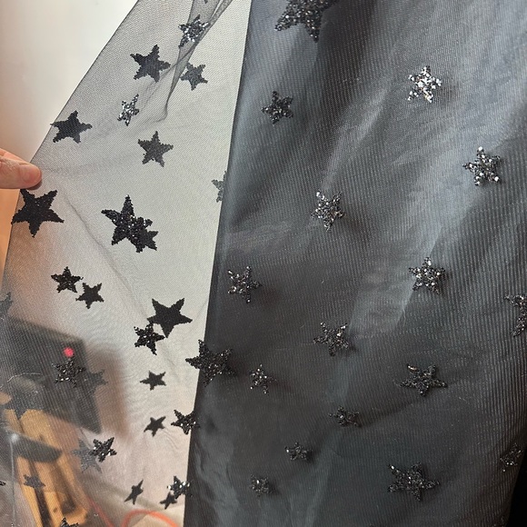 Lirika Matoshi Black Stars in Her Eyes A-Line Skirt - Picture 13 of 15